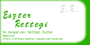 eszter rettegi business card